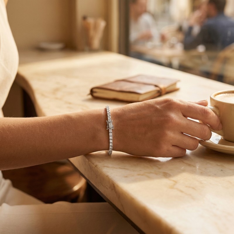 Bracelets en moissanite