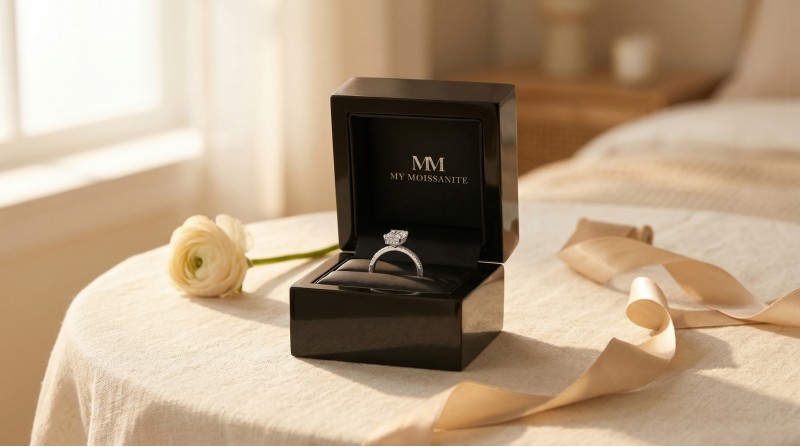 Bagues de fiançailles en moissanite