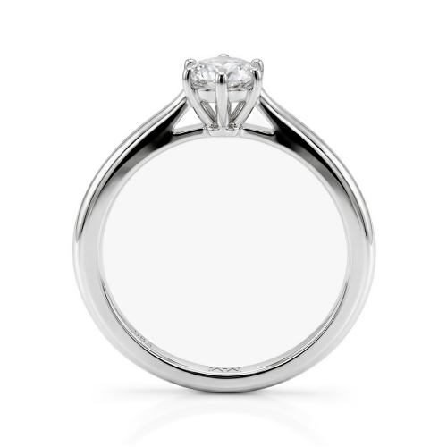 Ella - Bague de fiançailles solitaire en moissanite