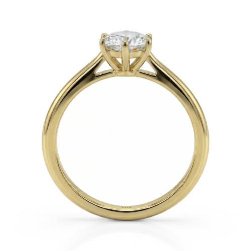 Ella - Bague de fiançailles solitaire en moissanite