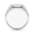 Portraitix - Bague pour homme en moissanite taille portrait