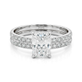 Celestial Harmony Set - Astra & Starlet, ensemble en moissanite