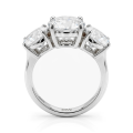 Triadique - Bague de fiançailles trilogie classique en moissanite