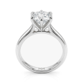 Circlique - Bague de fiançailles solitaire en moissanite