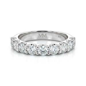 Evertina - Bague d’éternité en moissanite