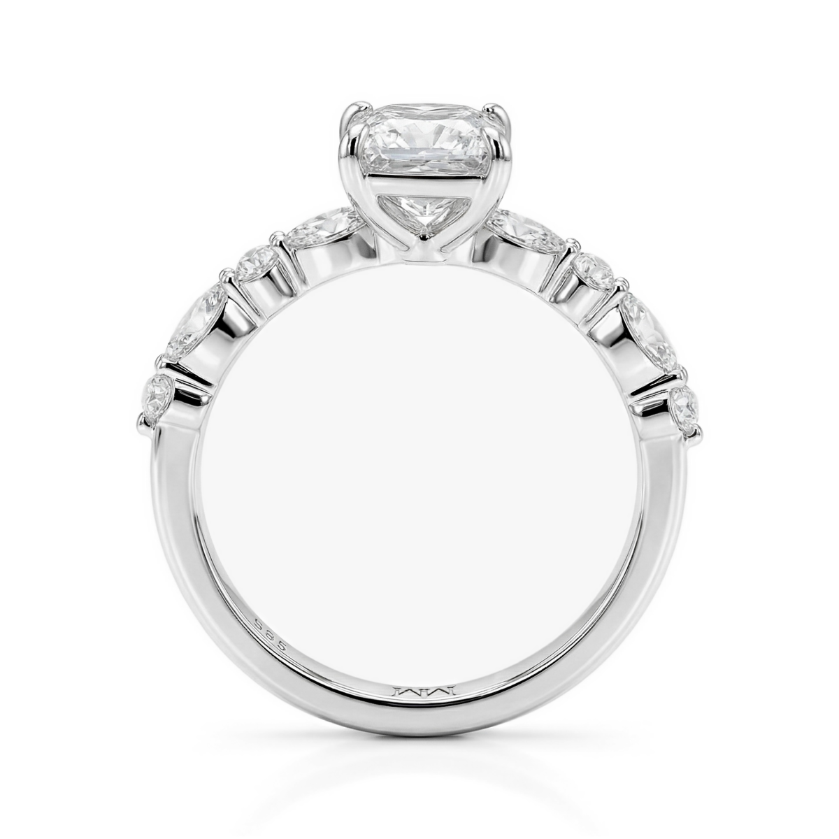 Ava - Bague en moissanite