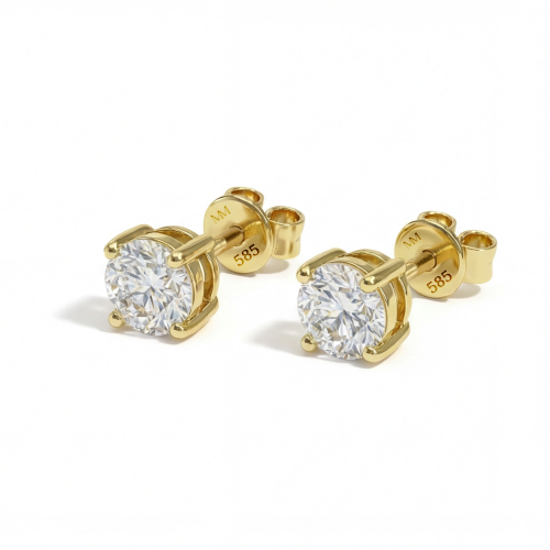 Nova - Puces d’oreilles en moissanite