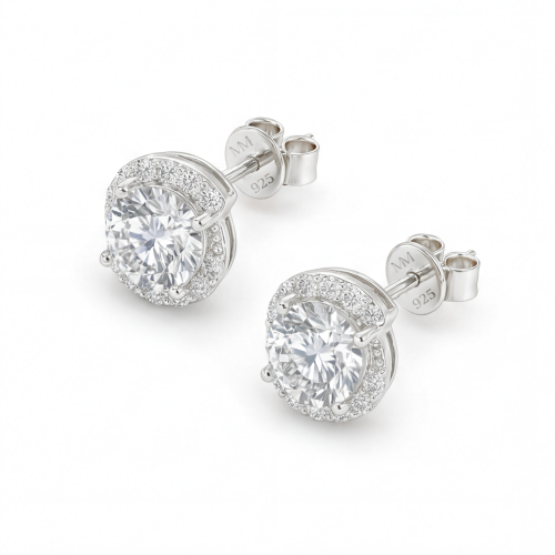 Divine Dots - Puces d’oreilles en moissanite