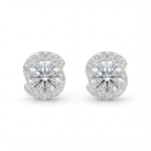 Divine Dots - Puces d’oreilles en moissanite