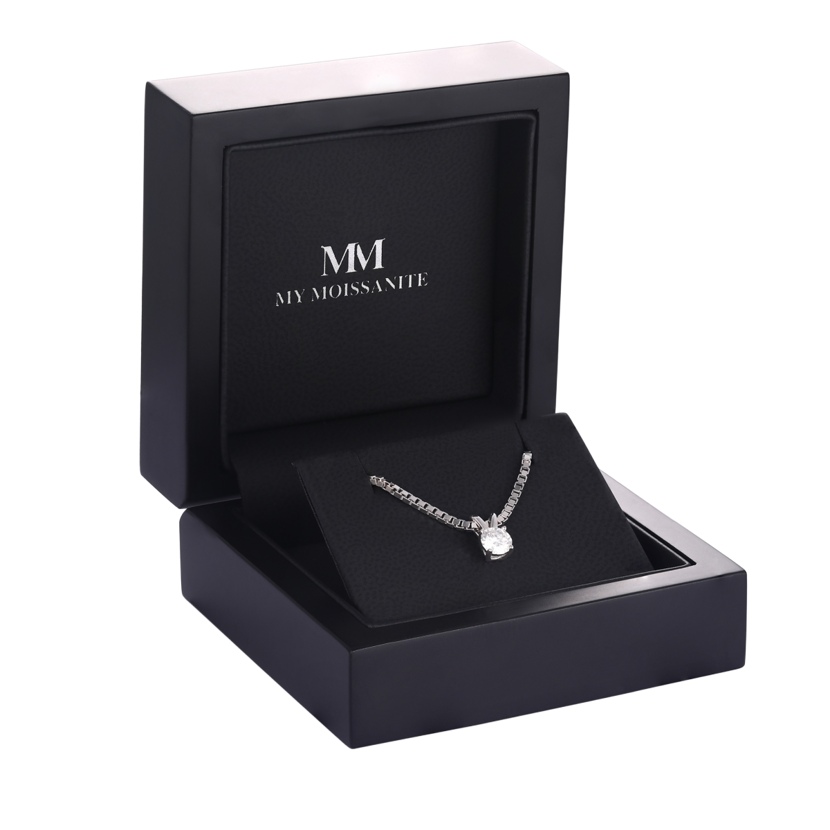 Terra - Pendentif solitaire en moissanite