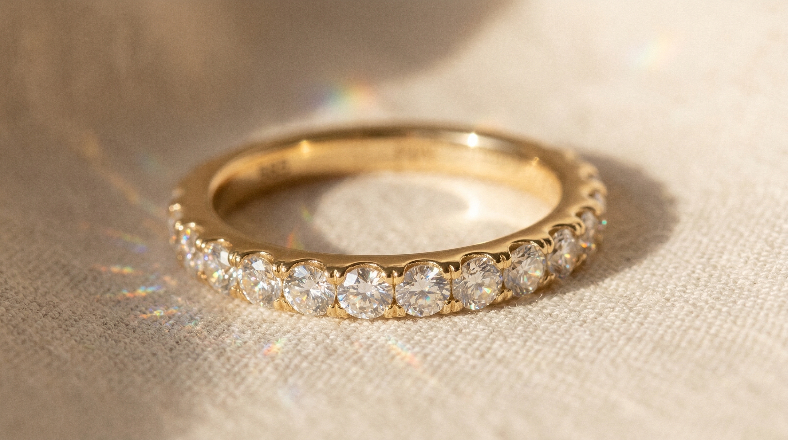 Brillance de la moissanite